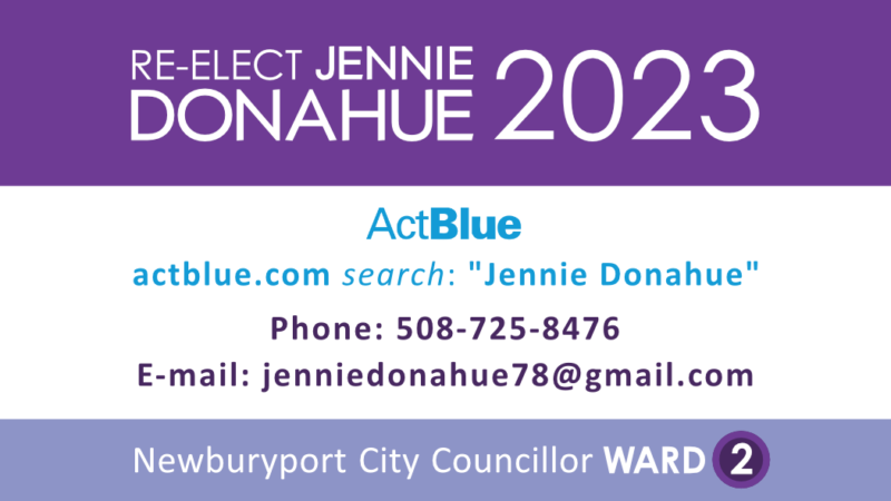 JENNIE DONAHUE RE-ELECTION BUSINESS CARDS